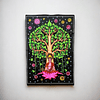 Póster de Buda con el Árbol de la Vida