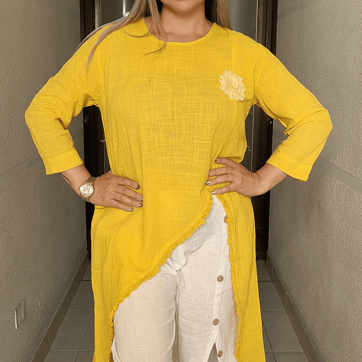 Vestidos con pantalon lino  1