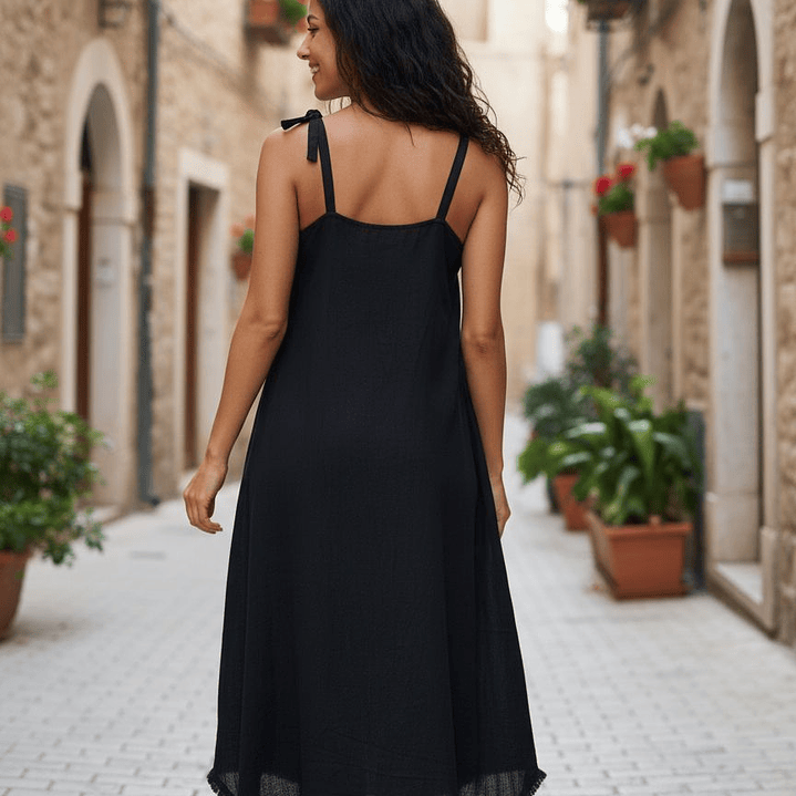 Vestido Lino Tira  2