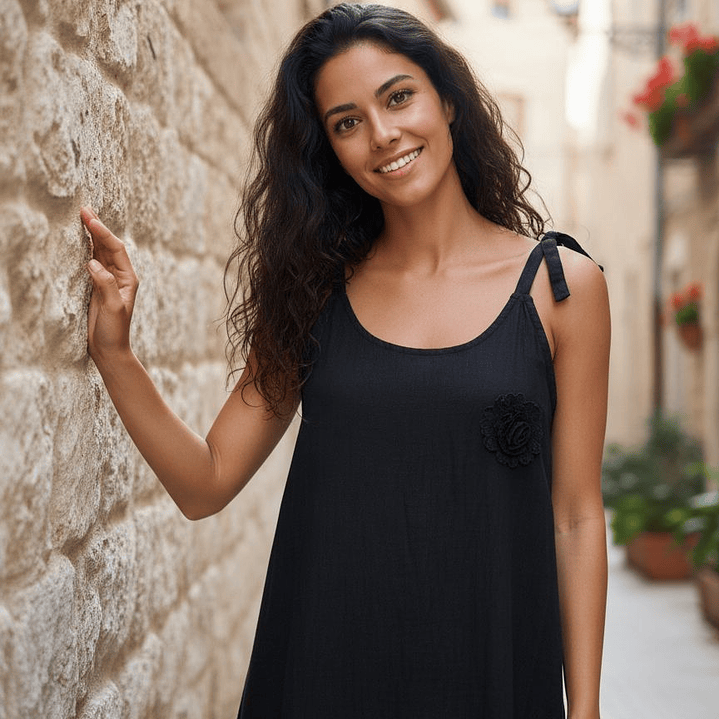 Vestido Lino Tira  1