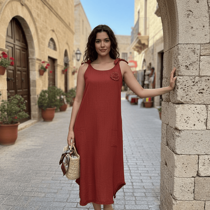 Vestido Lino Tira  4