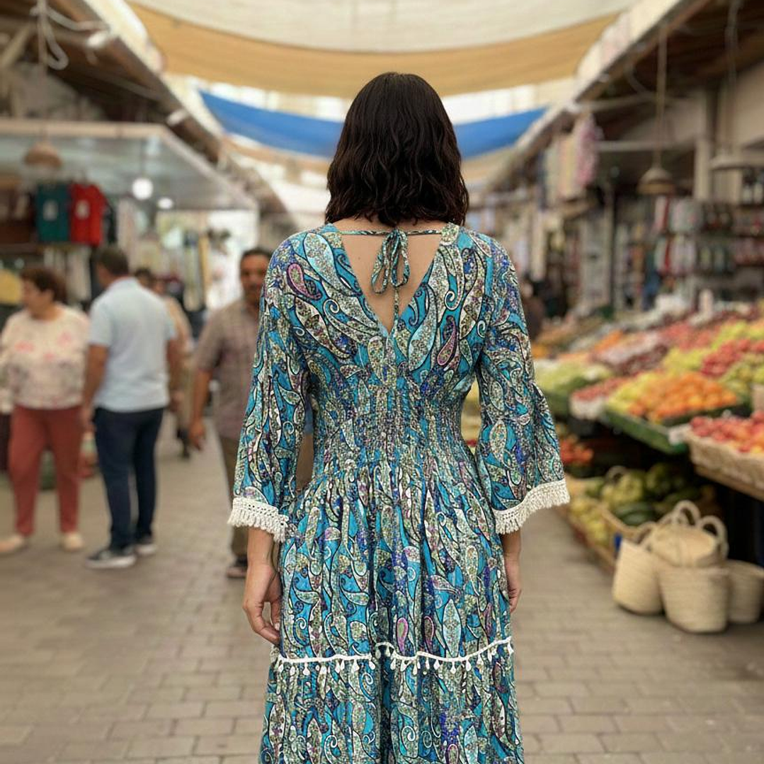 Vestido Lurex Manga Murcielago  5