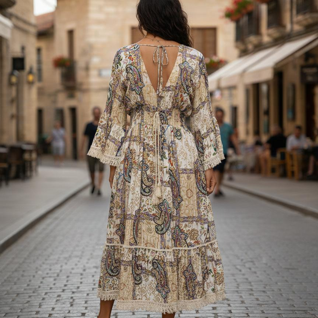 Vestido Lurex Manga Murcielago  2