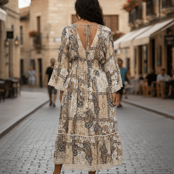 Vestido Lurex Manga Murcielago  2