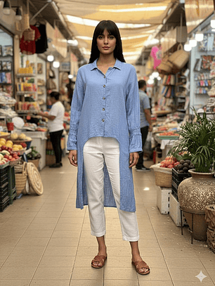 Vestido O Camison Lino 