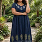 Vestido Largo de Algodón Talla Jumbo – Diseño Hindú Tradicional - Miniatura 5