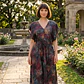 Vestido Maxidress Seda Coralina – Hecho de India - thumbnail 1
