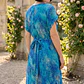 Vestido Maxidress Seda Coralina – Hecho de India - thumbnail 2