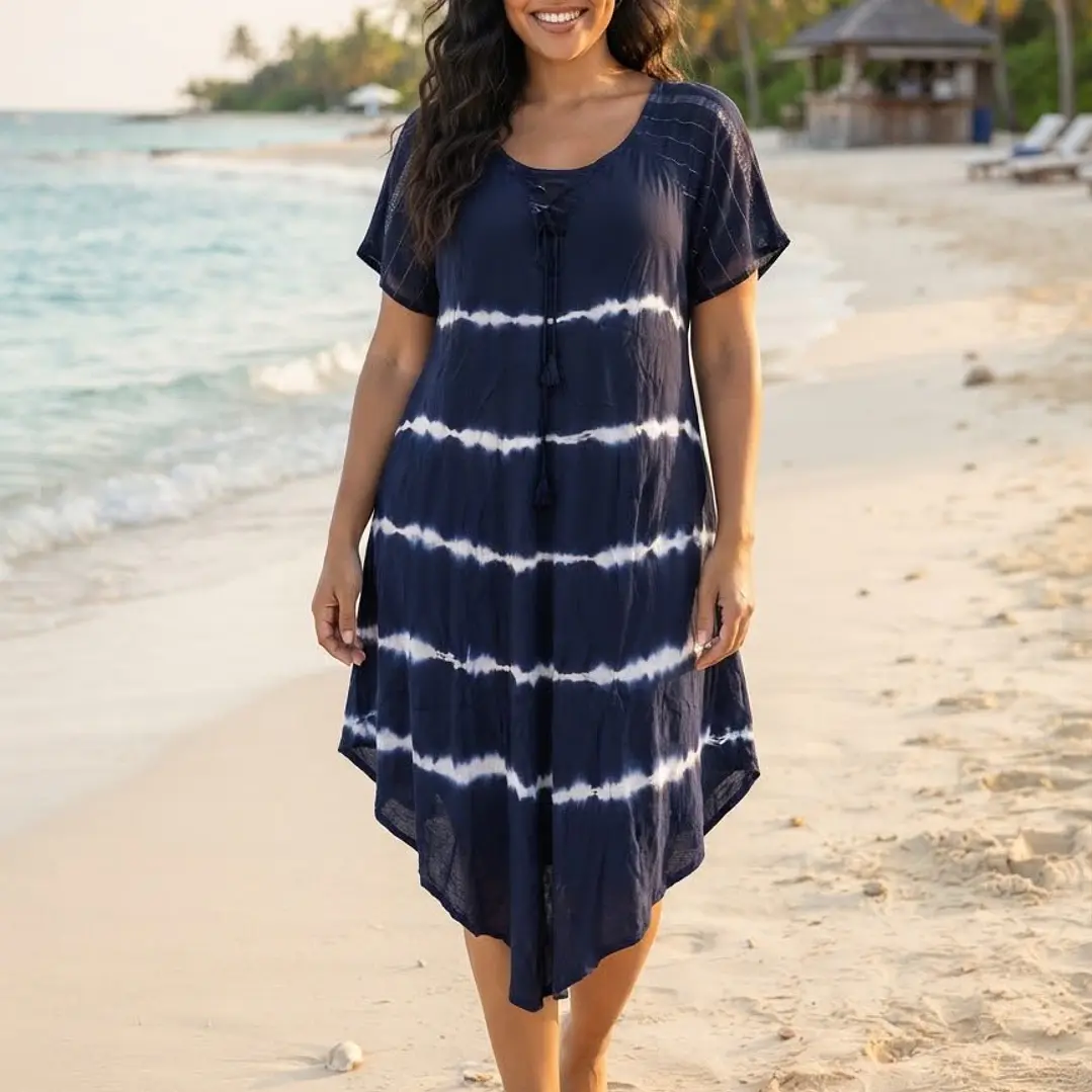 Vestido Maxidress Batik Brisa Marina – Talla Única - Hecho de India 2