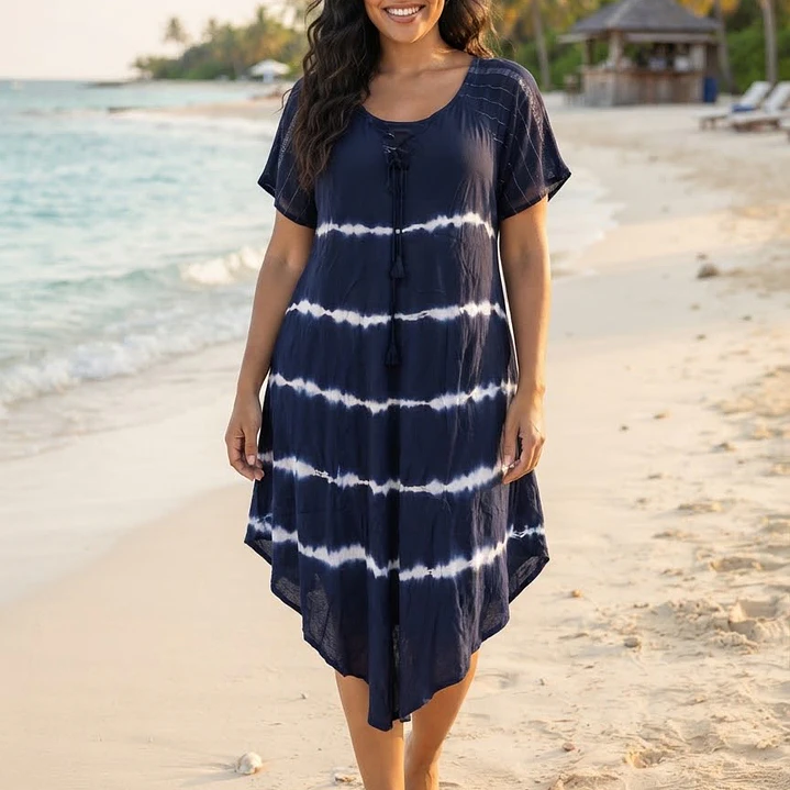 Vestido Maxidress Batik Brisa Marina – Talla Única - Hecho de India 2