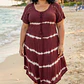 Vestido Maxidress Batik Brisa Marina – Talla Única - Hecho de India - Miniatura 6