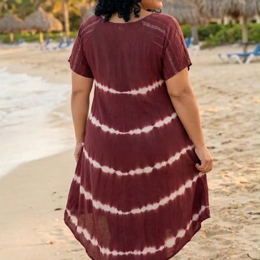 Vestido Maxidress Batik Brisa Marina – Talla Única - Hecho de India 9