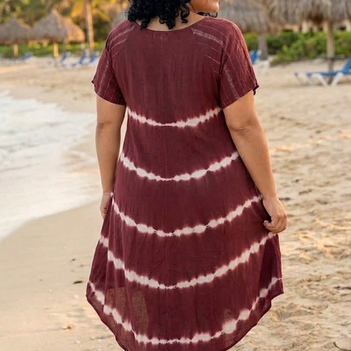 Vestido Maxidress Batik Brisa Marina – Talla Única - Hecho de India 9