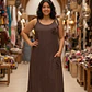 Vestido de Lino con Tirantes y Detalle Floral - thumbnail 5