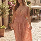 Vestido Largo de Algodón con Lurex y Bordado - thumbnail 2