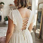Vestido Lurex de Fiesta y Verano con Escote Trasero - Miniatura 2
