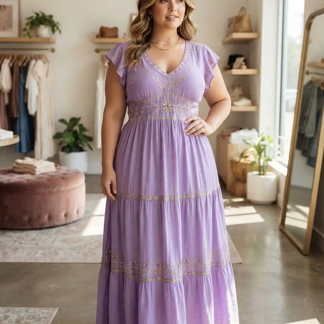 Vestido Lurex de Fiesta y Verano con Escote Trasero 1