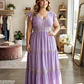 Vestido Lurex de Fiesta y Verano con Escote Trasero - Miniatura 1
