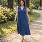 Vestido Camisero de Algodón Sin Mangas - Rabby Moda - thumbnail 1