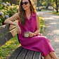 Vestido Camisero de Algodón Sin Mangas - Rabby Moda - thumbnail 4