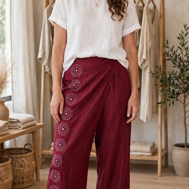 Pantalón Pareo Bohemio Espejos 2