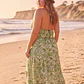 Vestido Largo Seda Brillo Dorado - thumbnail 2