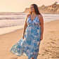 Vestido Largo Seda Brillo Dorado - thumbnail 4