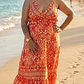 Vestido Largo Seda Brillo Dorado - thumbnail 3