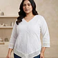 Blusa de Algodón Encaje Bohemio - Miniatura 2