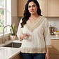 Blusa de Algodón Encaje Bohemio - Miniatura 3