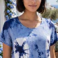 Blusa de Algodón Tie-Dye Boho - Talla Única Verano - thumbnail 2