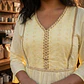 Vestido Midi de Algodón Boho con Bordado de Yute - Verano - Miniatura 2