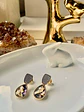Conjunto de nácar de Abalón bañado en oro 18 K - Miniatura 2