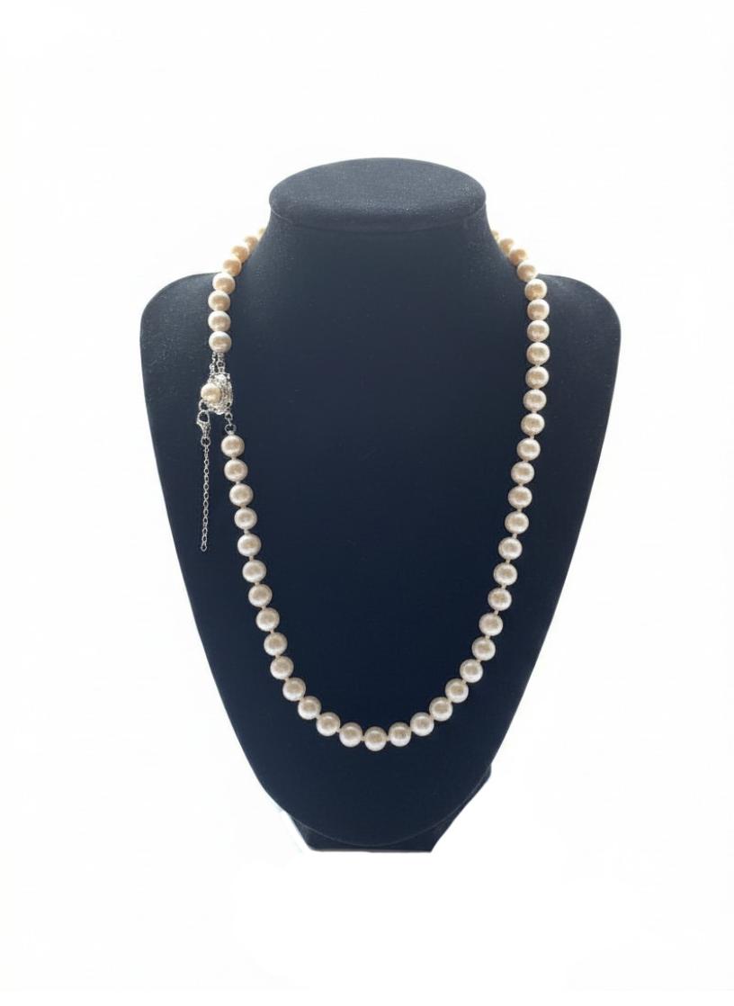 Collar perla de Mallorca color perla beige