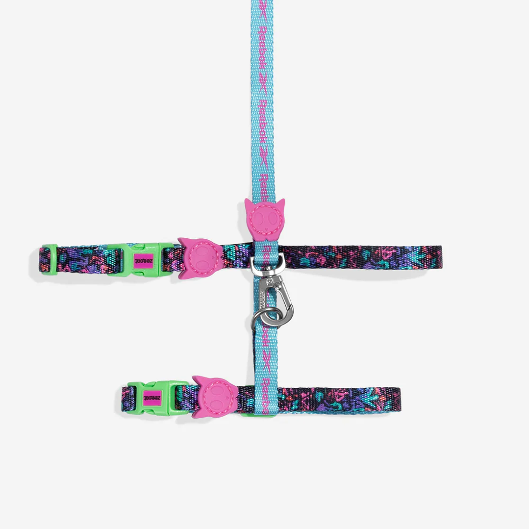 Set de Arnés y correa para gatos Aerobic Reebok x Zee.Dog 1