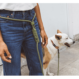 Correa para perros manoslibres Army Green