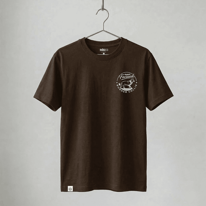 Camiseta Hombre Bordado Border Collie - Regular Fit 4