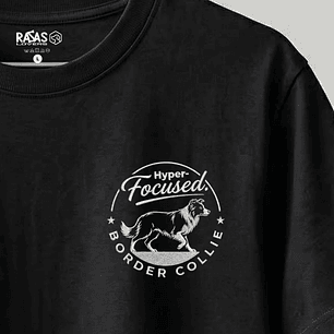 Camiseta Bordado Border Collie - Regular Fit