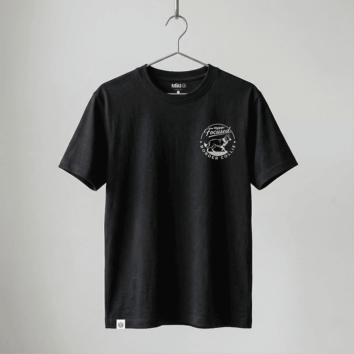 Camiseta Hombre Bordado Border Collie - Regular Fit 1