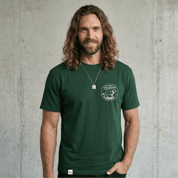 Camiseta Bordado Border Collie - Regular Fit 6