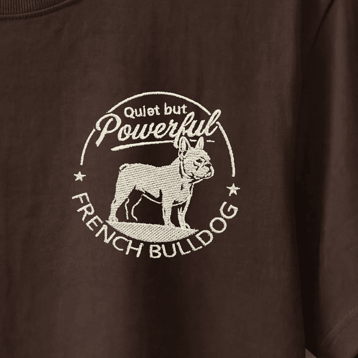 Camiseta  Bordado Bulldog Francés - Regular Fit 2