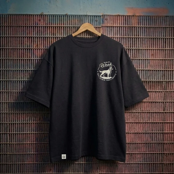 Camiseta Bordado Belga Malinois - Oversize 2