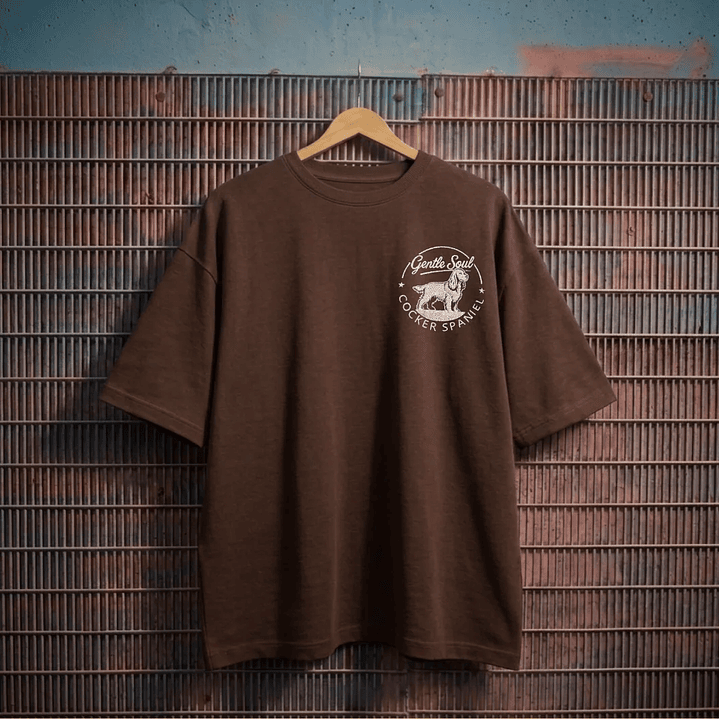 Camiseta Bordado Cocker Spaniel - Oversize 3