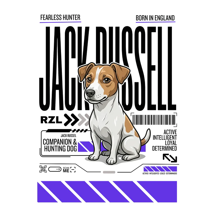Camiseta Estampada Jack Russel - Oversize 2