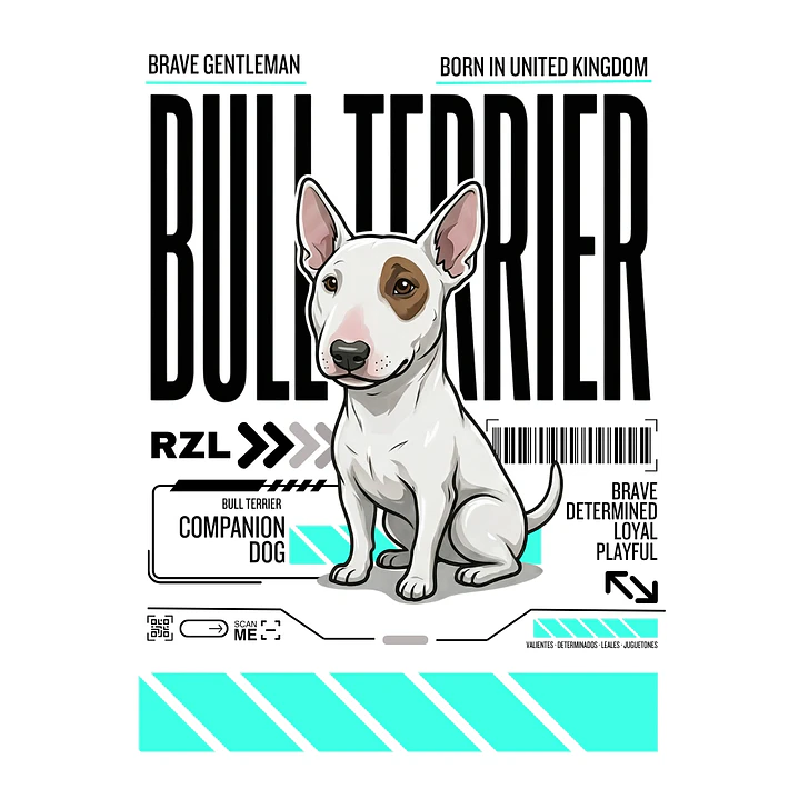 Camiseta Estampada Bull Terrier- Oversize 3