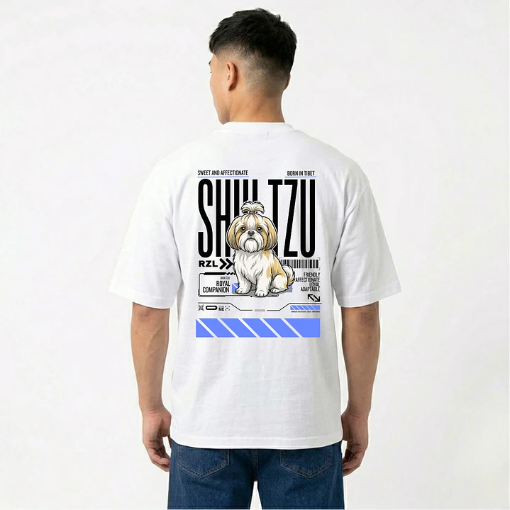 Camiseta Estampada Chih Tzu - Oversize 2