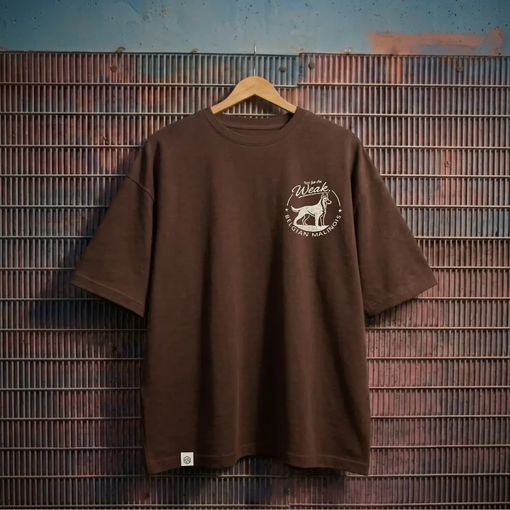 Camiseta Bordado Belga Malinois - Oversize 3