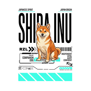 Camiseta Estampada Shiba Inu - Oversize