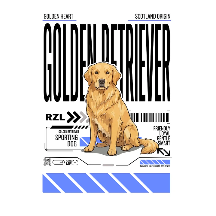 Camiseta Estampada Golden Retriever - Oversize 2