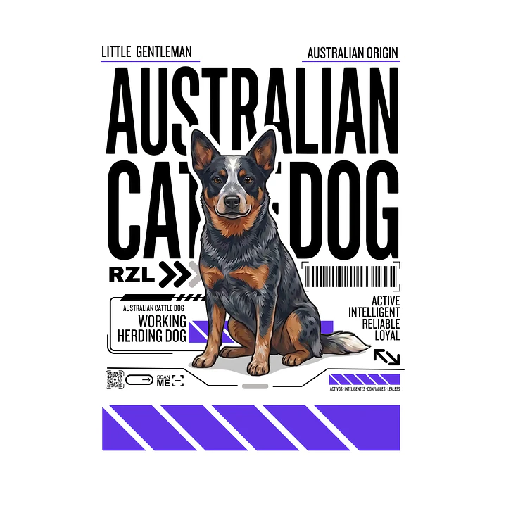 Camiseta Estampada Australian Cattle Dog - Oversize 2